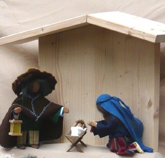 Heilige Familie: Jesus, Maria und Josef - Mödlinger Erzählfiguren