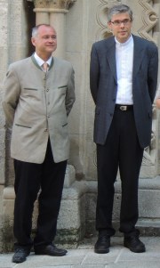 Bürgermeister Hans Stefan Hintner & Pfarrer Richard Posch © Kunst im Karner